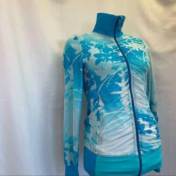 Lululemon blue reversible raja zip up jacket - Picture 2 of 13
